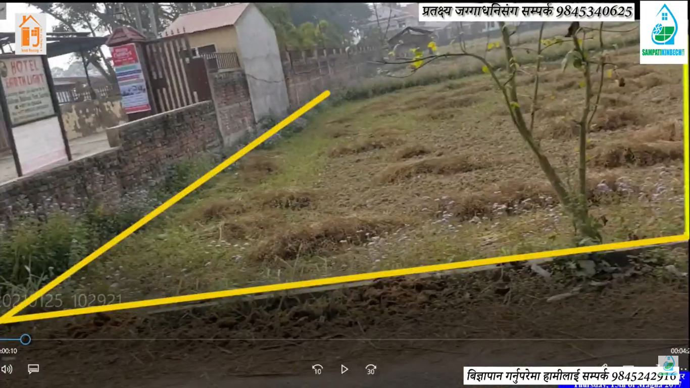 You are currently viewing चितवन सौराहा होटल लाइनमा जग्गा बिक्रीमा